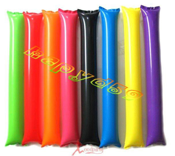 Squeaky Inflatable Sticks 100pcs 60cm clapper ballon beach Inflatable Sticks – Ryancart