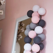 Handmade cotton ball String