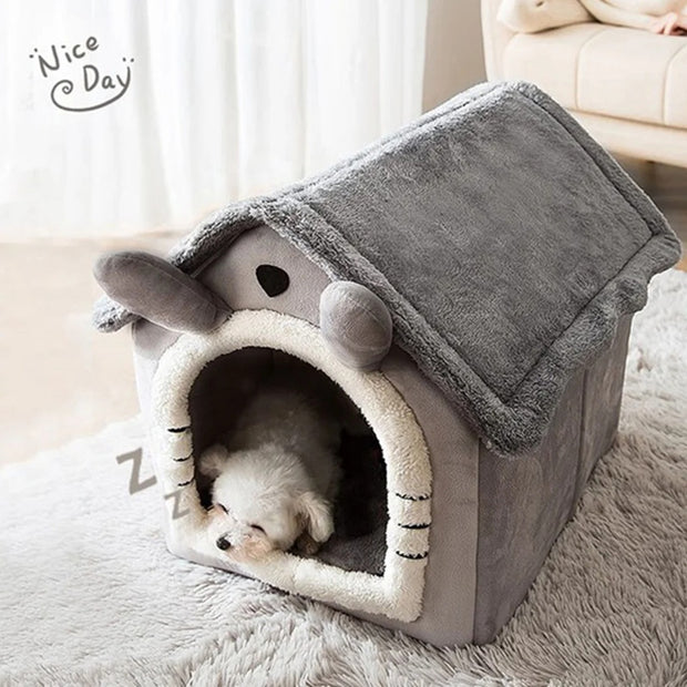 Cat/Dog Bed Removable and Washable Foldable Pet Sleeping Bed