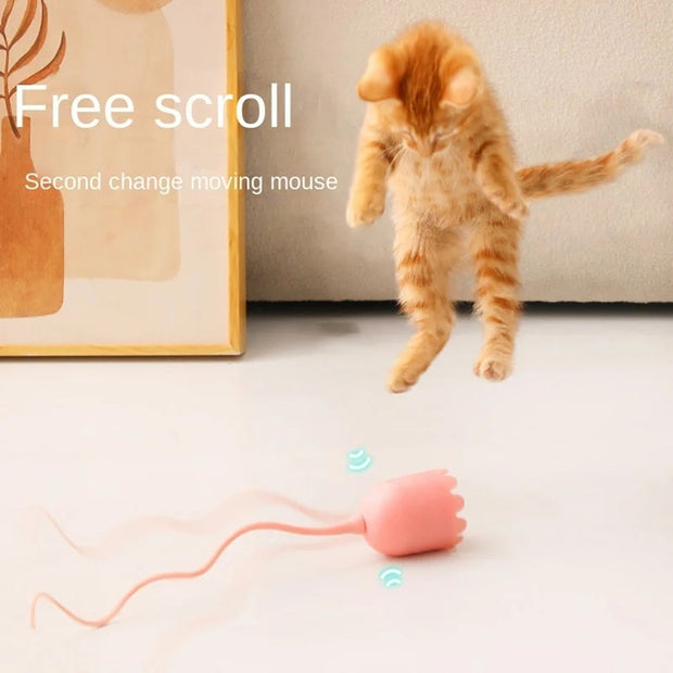 Interactive Cat Toy USB automatically rotates mouse tail
