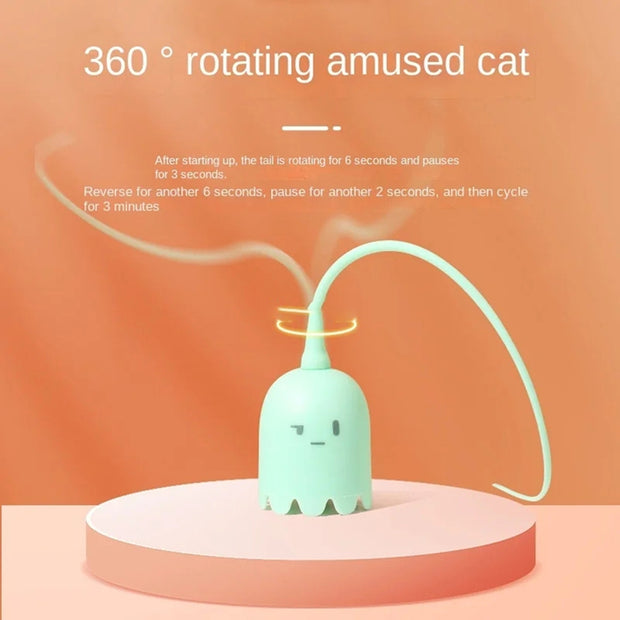 Interactive Cat Toy USB automatically rotates mouse tail