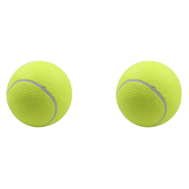 2X Pet Bite Toy 24CM Giant Tennis Ball for Dogs Chew Toy