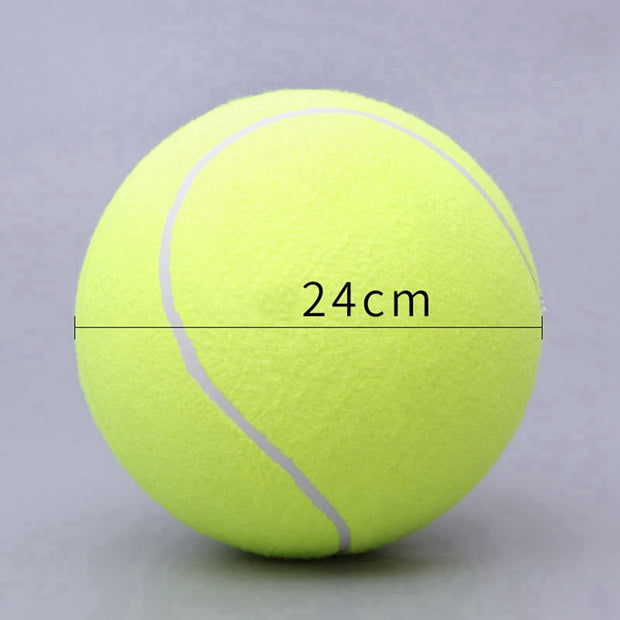 2X Pet Bite Toy 24CM Giant Tennis Ball for Dogs Chew Toy