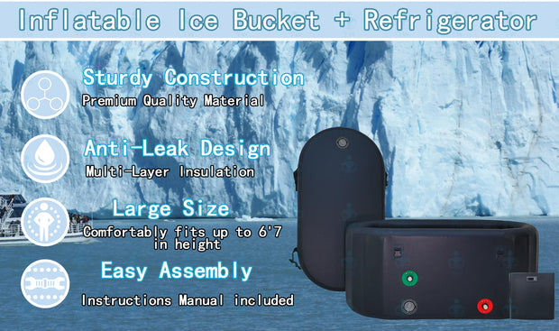Inflatable Ice Bath Tub With Temperature Control Chiller