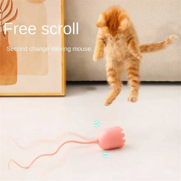 Interactive Cat Toy USB automatically rotates mouse tail