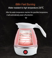 Compact, Portable, and Efficient 600ML Teapot Water Heater