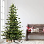 7.5 Foot Pre-Lit Aspen Fir Artificial Christmas Tree