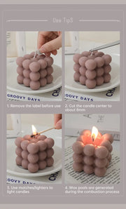 3pcs Scented Aromatic Candles Fragrance Souvenir Gift