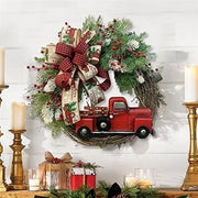 Hot 2025 New Christmas Wreath Red Truck