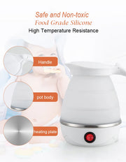 Compact, Portable, and Efficient 600ML Teapot Water Heater