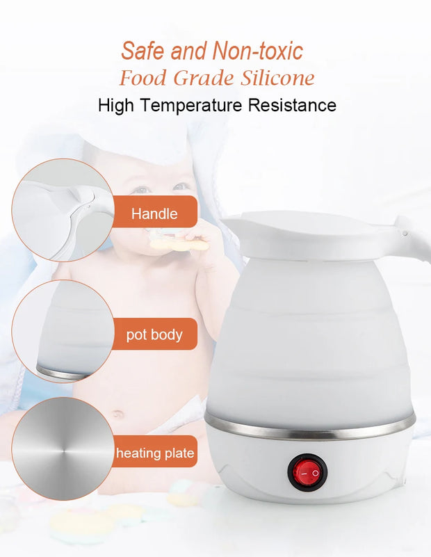 Compact, Portable, and Efficient 600ML Teapot Water Heater