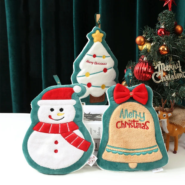 Christmas Hand Towel Soft Bath Towels Christmas Gift