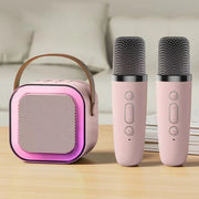 3 in 1 Wireless Microphone Karaoke Machine (Bluetooth Speaker, LED Lights, Microphone, Premium quality)