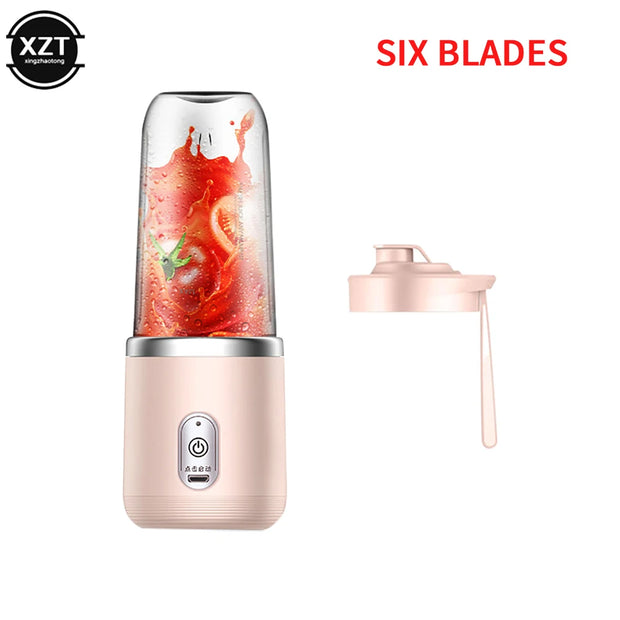 400ml Portable Mini Electric Fruit Juicer USB Charging