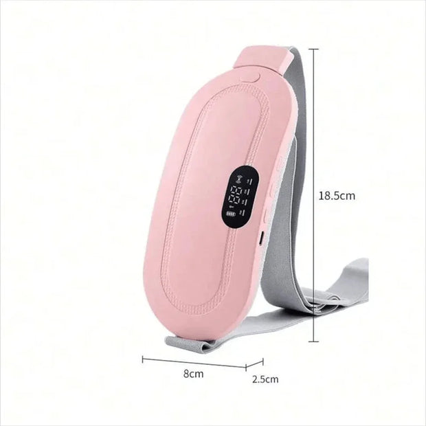 Electric Menstrual Heating Belt for Women Menstrual Spasm Massager Vibrator Relieves Discomfort Adjustable Waist Heating Pad