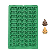 Creative Christmas Tree Biscuit Mold 100 Hole Silicone Baking Biscuit