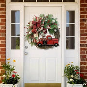 Hot 2025 New Christmas Wreath Red Truck
