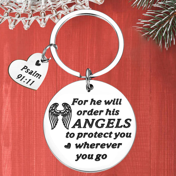 Metal Religious Faith Christian Gifts Keychain