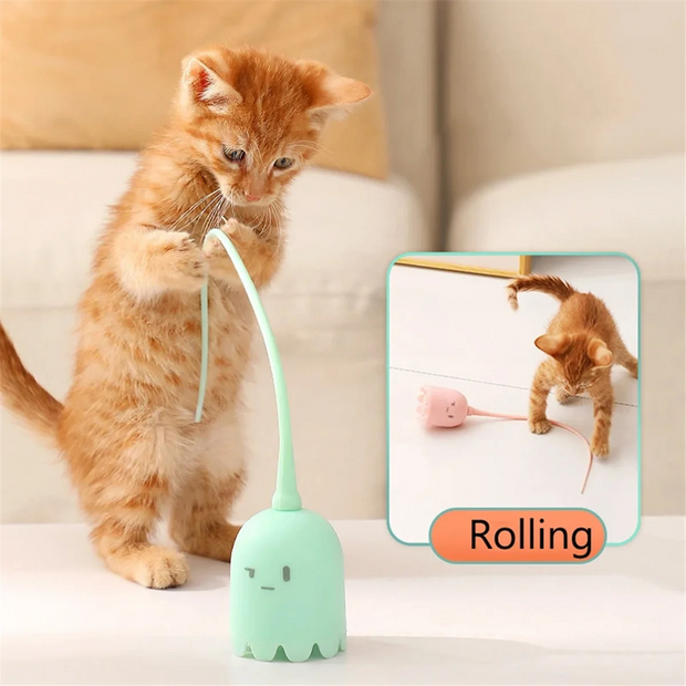 Interactive Cat Toy USB automatically rotates mouse tail