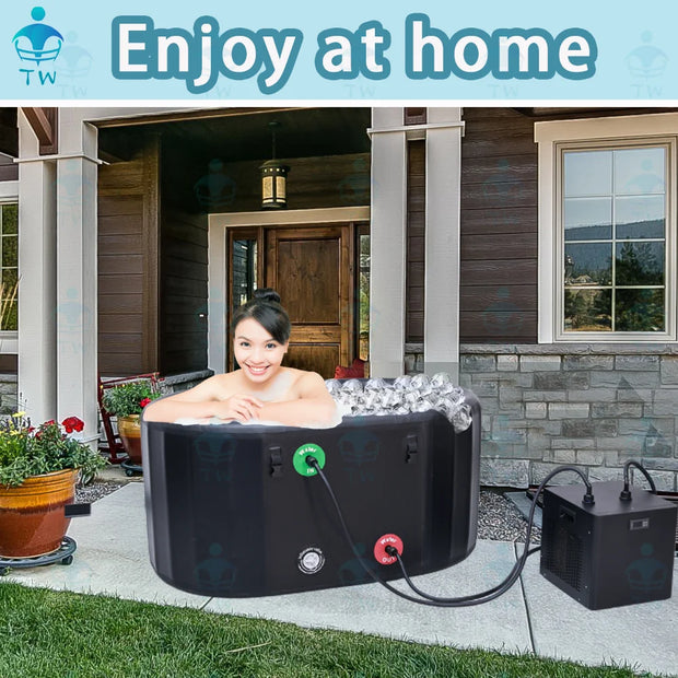 Inflatable Ice Bath Tub With Temperature Control Chiller