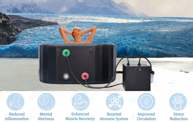 Inflatable Ice Bath Tub With Temperature Control Chiller