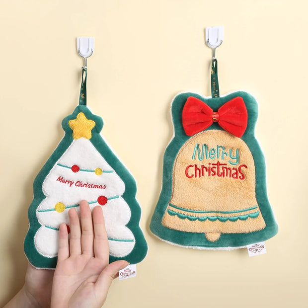 Christmas Hand Towel Soft Bath Towels Christmas Gift