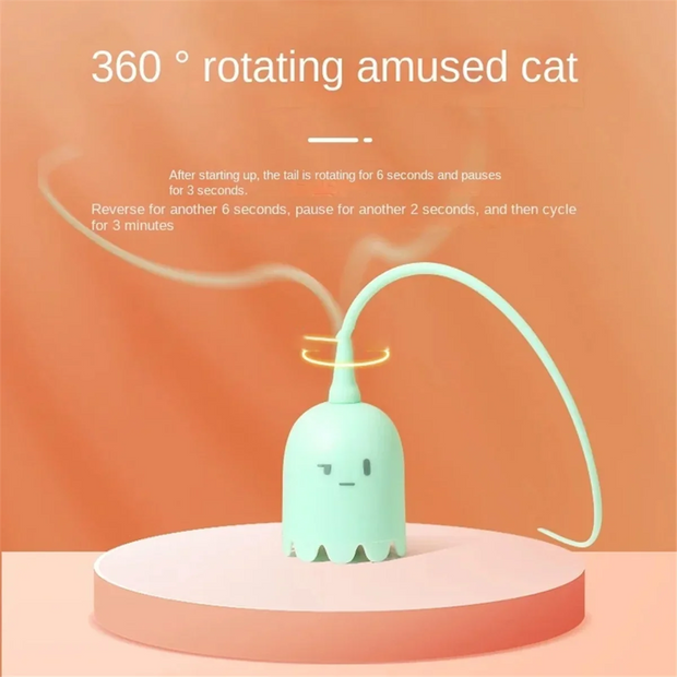 Interactive Cat Toy USB automatically rotates mouse tail