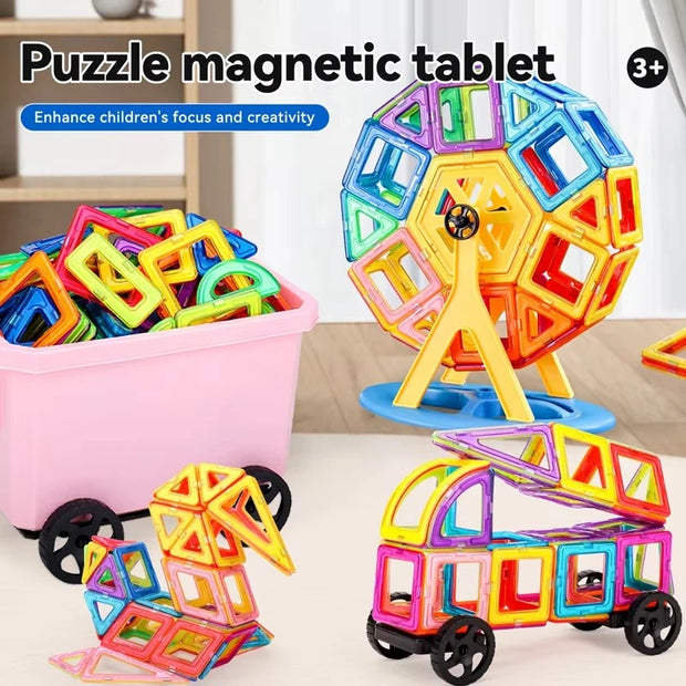 Educational Magnetic Building Blocks Set