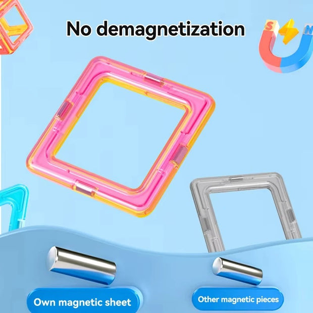 Educational Magnetic Building Blocks Set